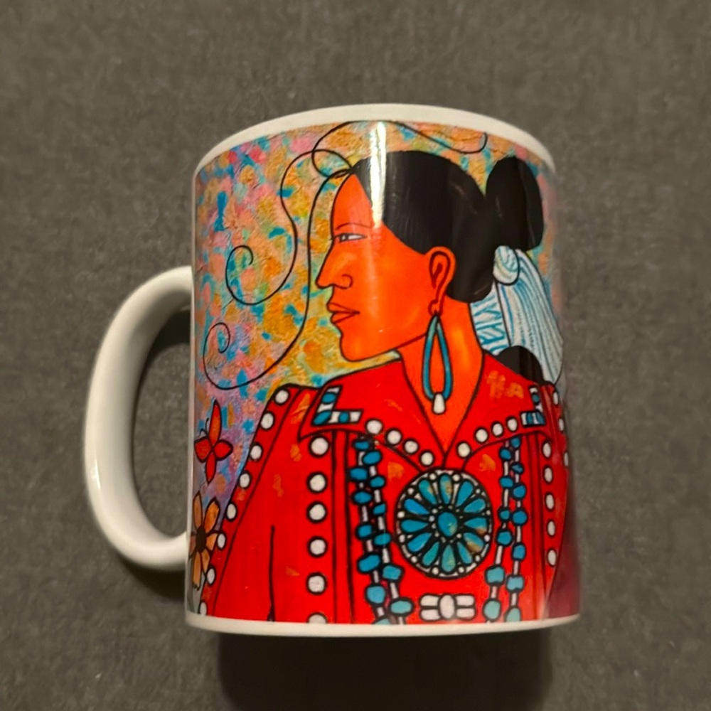 Native American Navajo Beverly Blacksheep coffee mug southwestern tribe